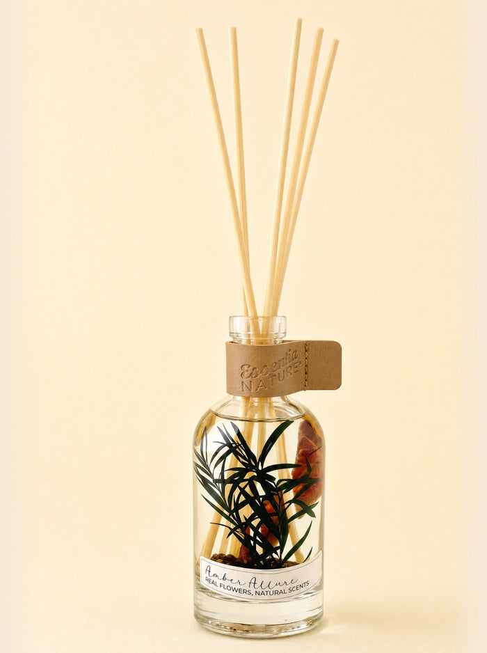 Botanic Diffuser mit Stäbchen - AMBER ALLURE