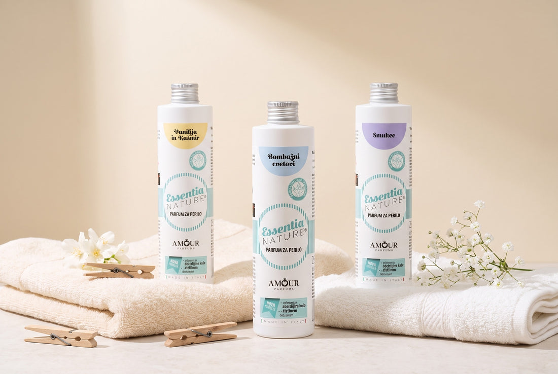 Parfumi za perilo Essentia Nature na brisačah