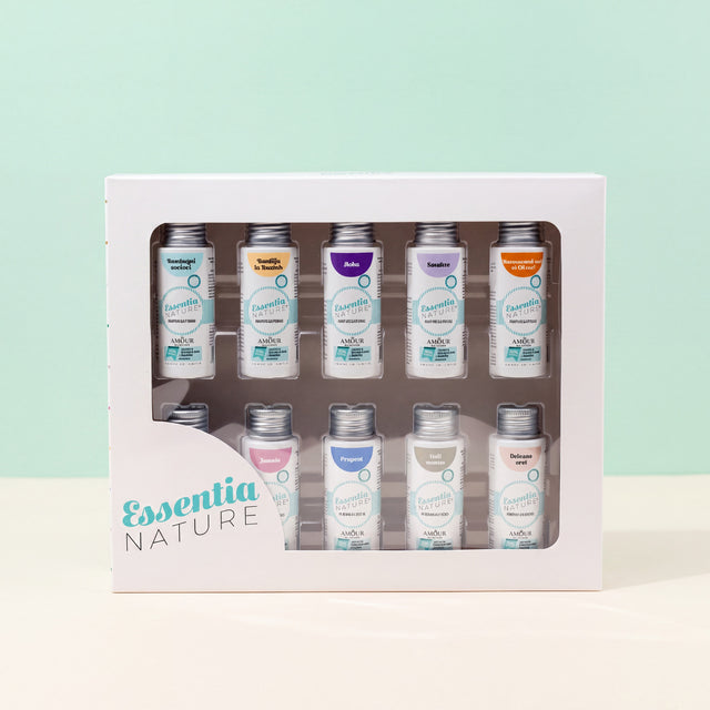 Essentia Nature darilni set 10 x 50 ml parfumov za perilo