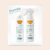 Darilni set Essentia Nature Citrusi in pomarančni cvet – parfum za perilo 250 ml in dišeče razpršilo 250 ml v darilni škatli