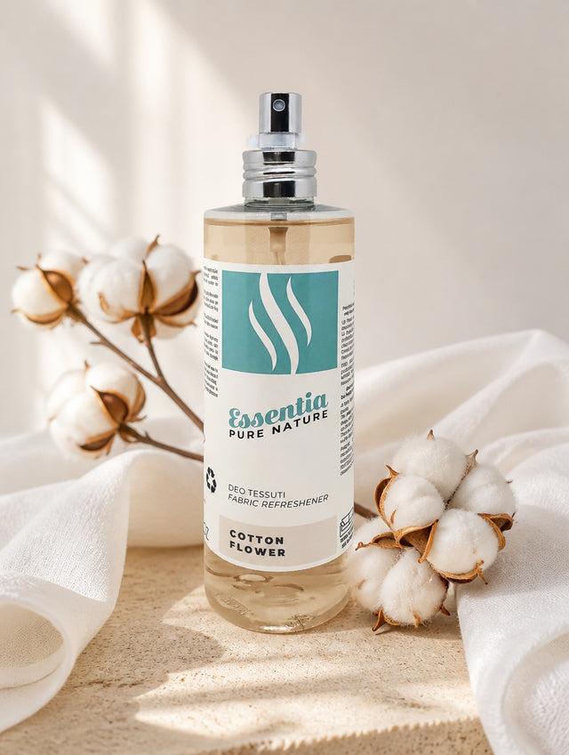 Osvežilec tkanin Cotton Flower Essentia Pure Nature z bombažnimi cvetovi