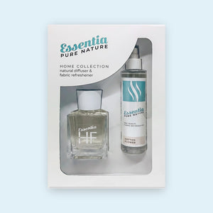 Home Fragrance Box Essentia Pure Nature Bombažni cvet – čelni pogled na darilno škatlo