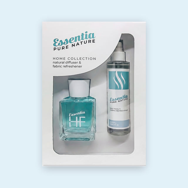 Home Fragrance Box Essentia Pure Nature Cool Water – čelni pogled na darilno škatlo