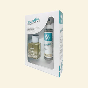 Home Fragrance Box Essentia Pure Nature Vanilija in kašmir – difuzor 100 ml in osvežilec tkanin 150 ml
