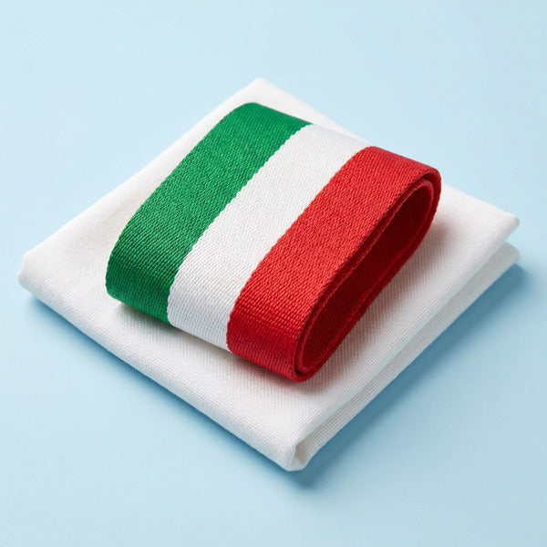 Trak v barvah italijanske zastave