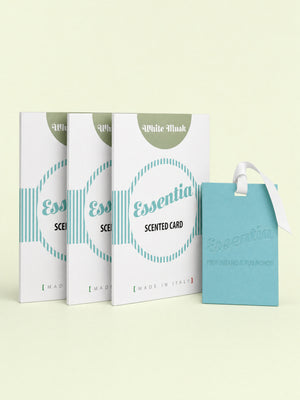 Set 3 dišečih kartic Essentia Nature Beli mošus