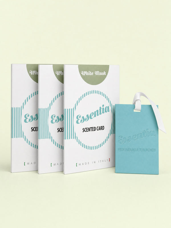 Set 3 dišečih kartic Essentia Nature Beli mošus